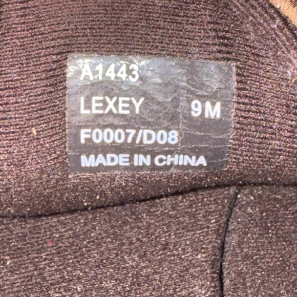 Coach Lexey Signature Sneakers Brown Gold Logo Canvas Leather Women’s Size 9 - Picture 8 of 8